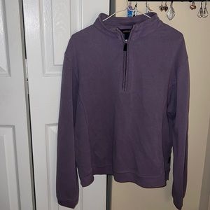 Purple Woolrich Quarter Zip
